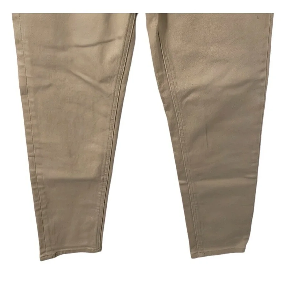 Oak + Fort Women's Beige High Ride Straight‎ Leg Pants Size 26